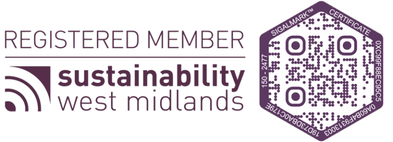 Glued is a registered member of Sustainability West Midlands - tap to find out more